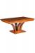 Darafeev's Treviso Rectangular Poker Dining Table in Brown Wood Finish