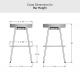 Amisco's Costa Bar Height Dimensions