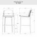 Amisco's Kally Dimensions for Bar Height