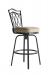 Mallin's M-Series MB-010 Traditional Outdoor Swivel Bar Stool with Back