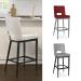 Amisco's Bryana Custom Made Modern Bar Stool with High Back