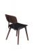 IH Seating Ingrid Brown Industrial Dining Chair - Back View