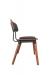 IH Seating Ingrid Industrial Dining Chair in Black - Side View