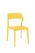 IH Seating Sierra Yellow Modern Dining Chair with Curved Back