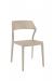 IH Seating Sierra Taupe Modern Dining Chair with Curved Back