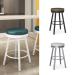 Amisco's Rudy Backless Custom Made Swivel Bar Stool